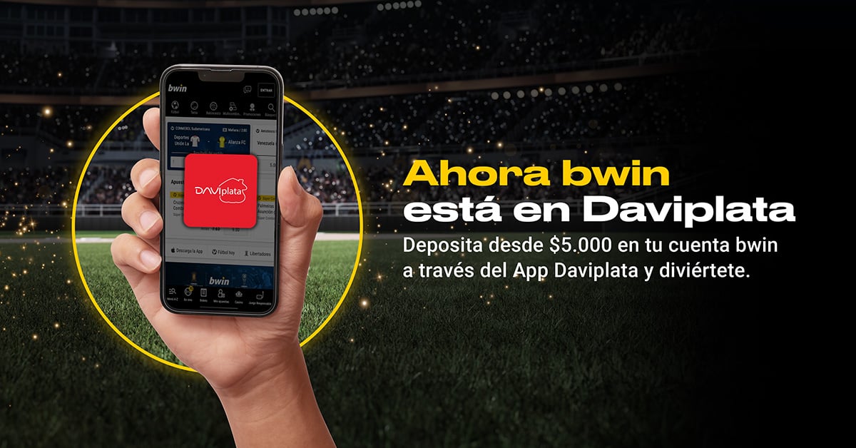Método de pago Daviplata para hacer recargas en bwin Colombia